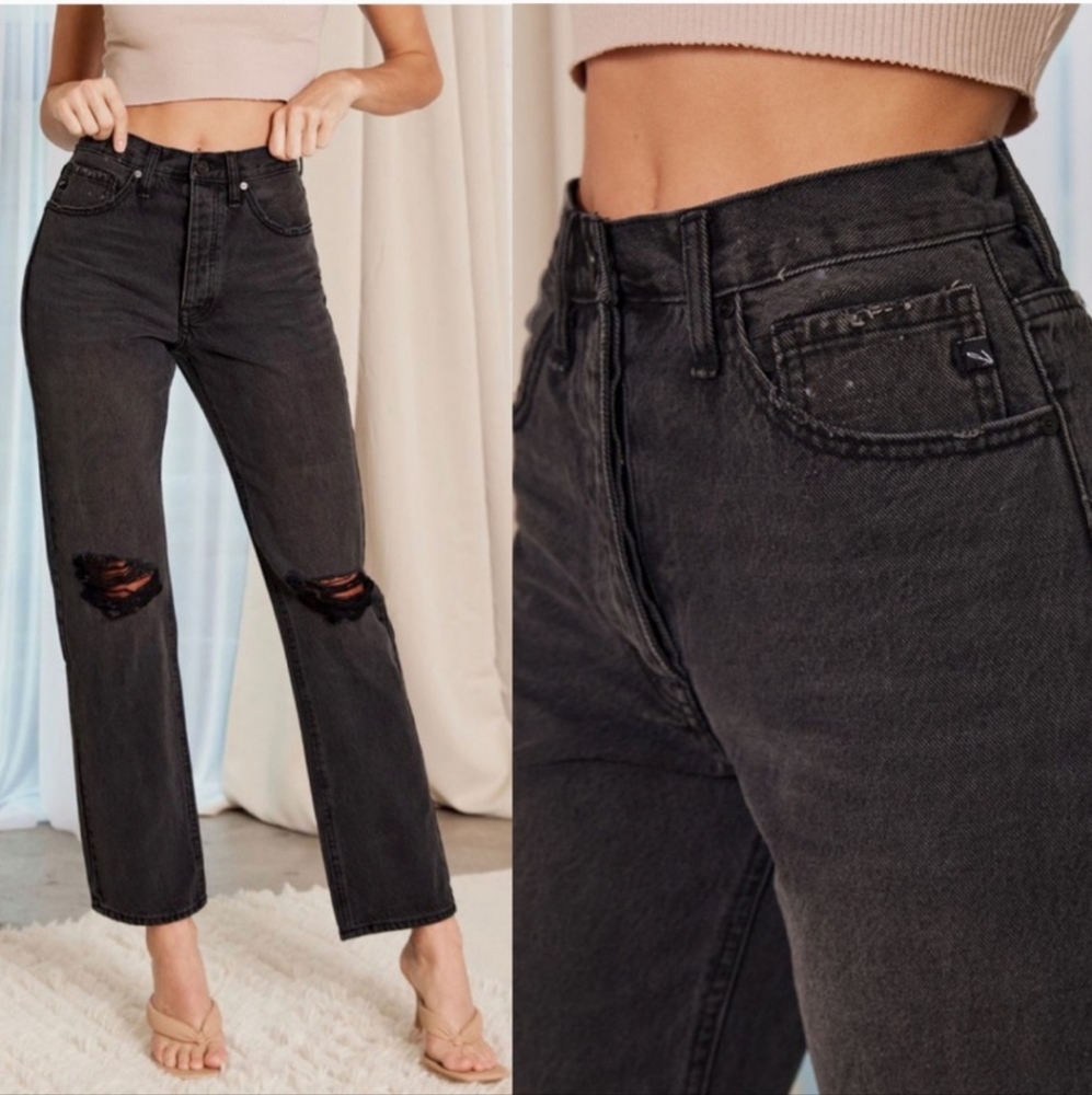 Kancan straight rigid jeans